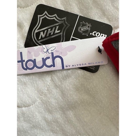 NHL Calgary Flames G-III Womens Large Gray Jacket Touch by Alyssa Milano NWT - Picture 4 of 13